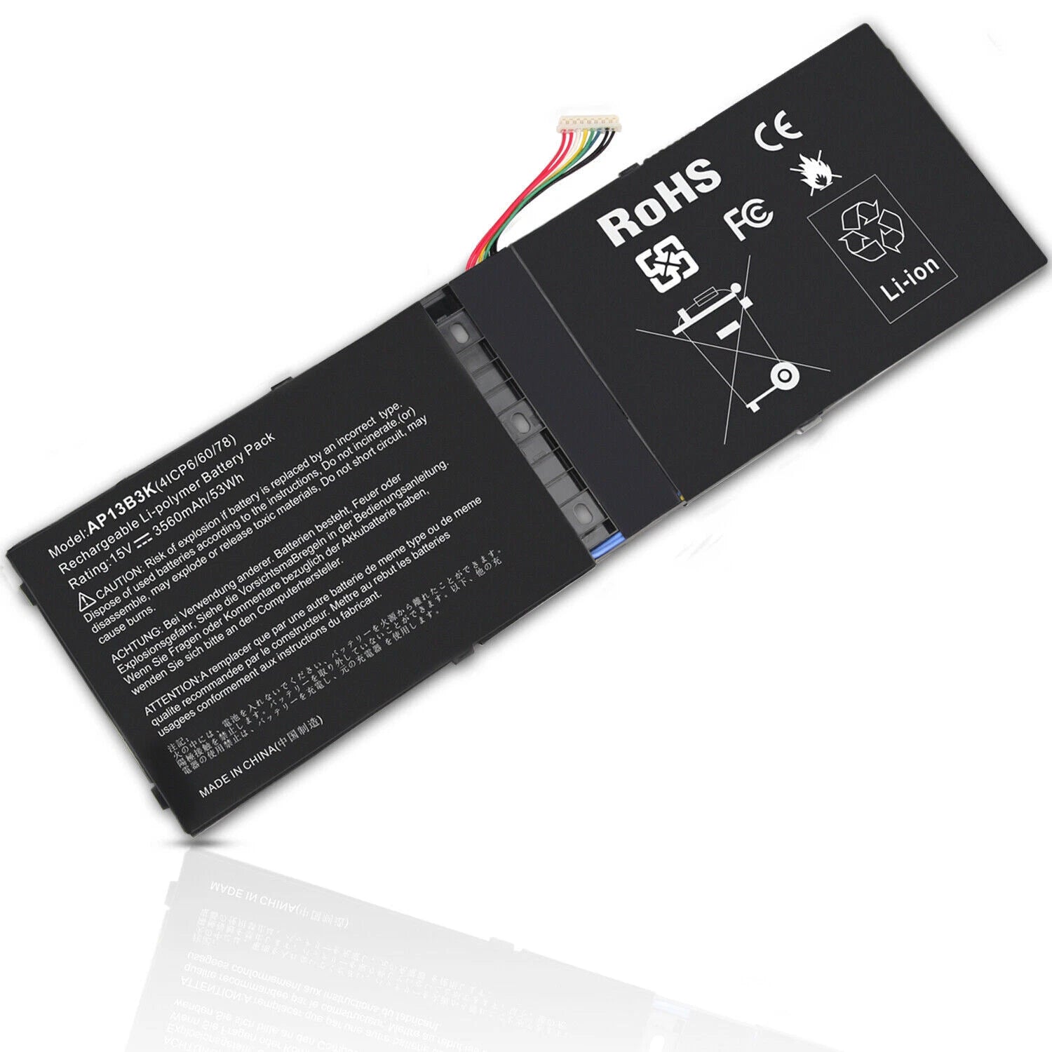 AP13B3K Laptop Battery for Acer Aspire R7 R7-572 R7-572G R7-571 R3-471T AP13B8K
