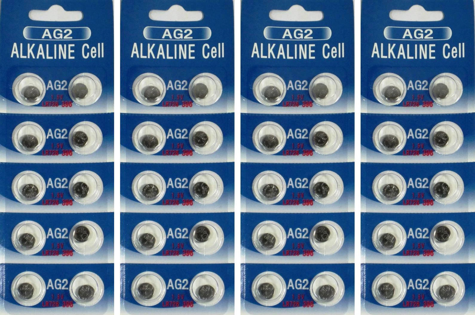 40 AG2 396 LR726 SR59 1.5V Alkaline Button Cell Watch Battery Ships From USA