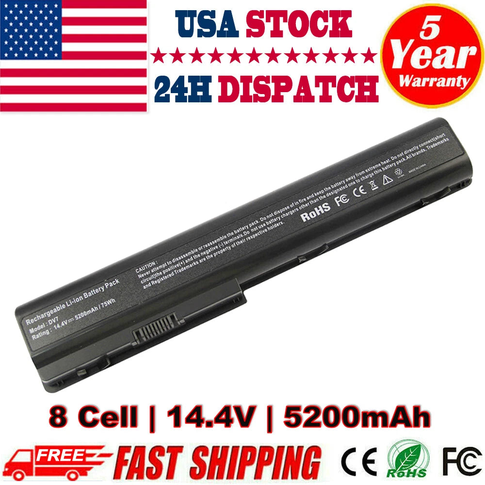 Laptop Battery For HP Pavillion DV7 Replace Spare Number 480385-001 HSTNN-DB75