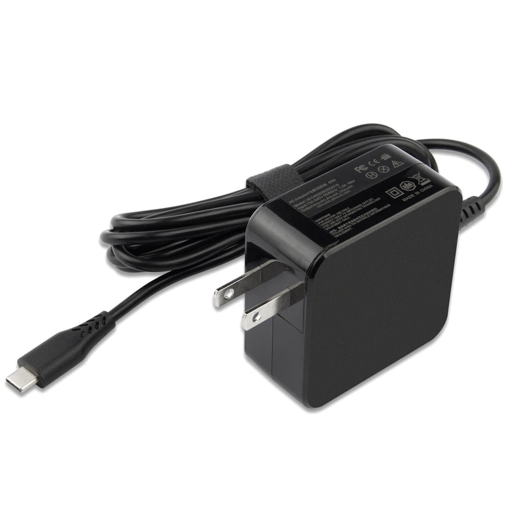 45W USB-C Charger for Asus Chromebook CX1 CX1700 Power Supply AC Adapter Cord