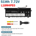 ?L18M4PE0 Battery For Lenovo Yoga C740-14IML 5B10W67296 5B10U40209 L18L4PE0 51WH