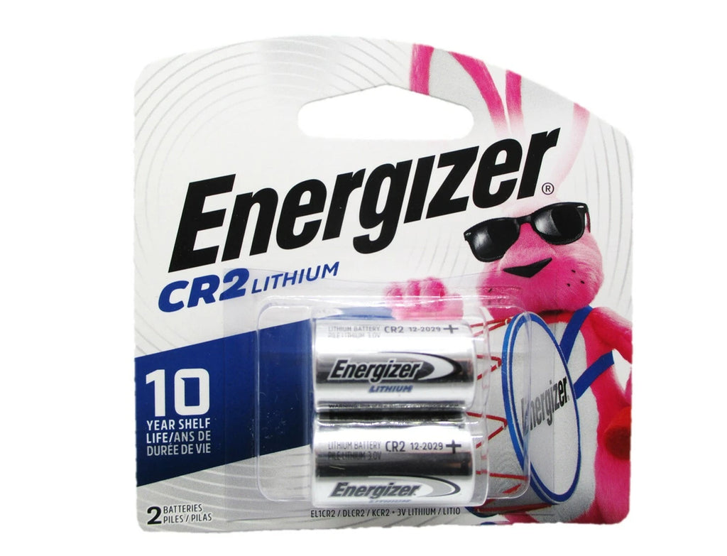 2 Pk Energizer CR2 EL1CRBP-2 3-Volt Lithium Photo Batteries - Exp. 2028