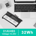 ?01AV493 Battery For Lenovo ThinkPad T570 T580 P51s P52s 00UR890 00UR891 00UR892