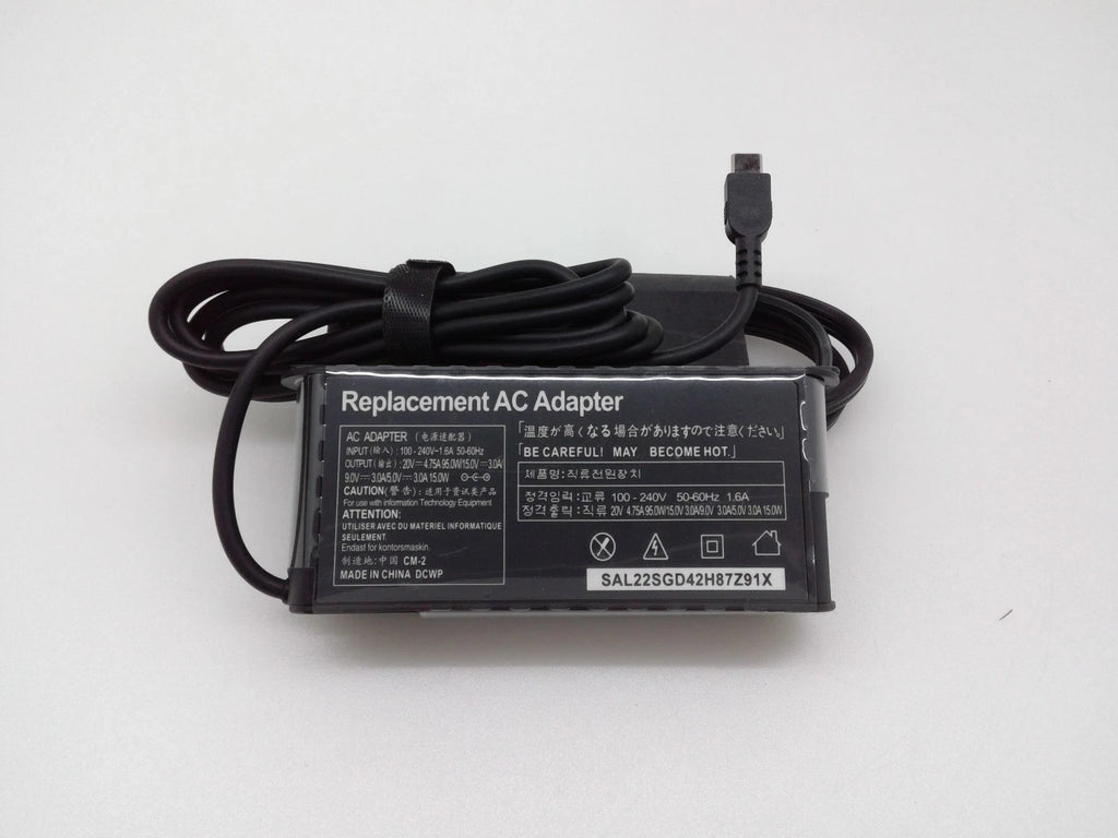 95W Type-C USB-C Replacement AC Adapter 20V 4.75A 15V 3A 9V 3A 5V 3A 15W