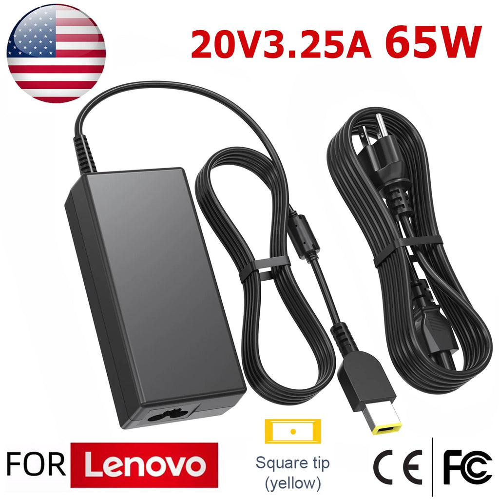 65W 20V 3.25A AC DC Adapter Charger Power Cord For IBM Lenovo Thinkpad Laptop US