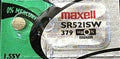 379 MAXELL WATCH BATTERIES SR521SW SR521 V379 New packaging Authorized Seller