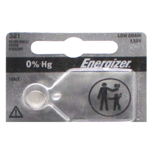 1 Pc Energizer 321 1.55 Volt Button Cell Watch Battery