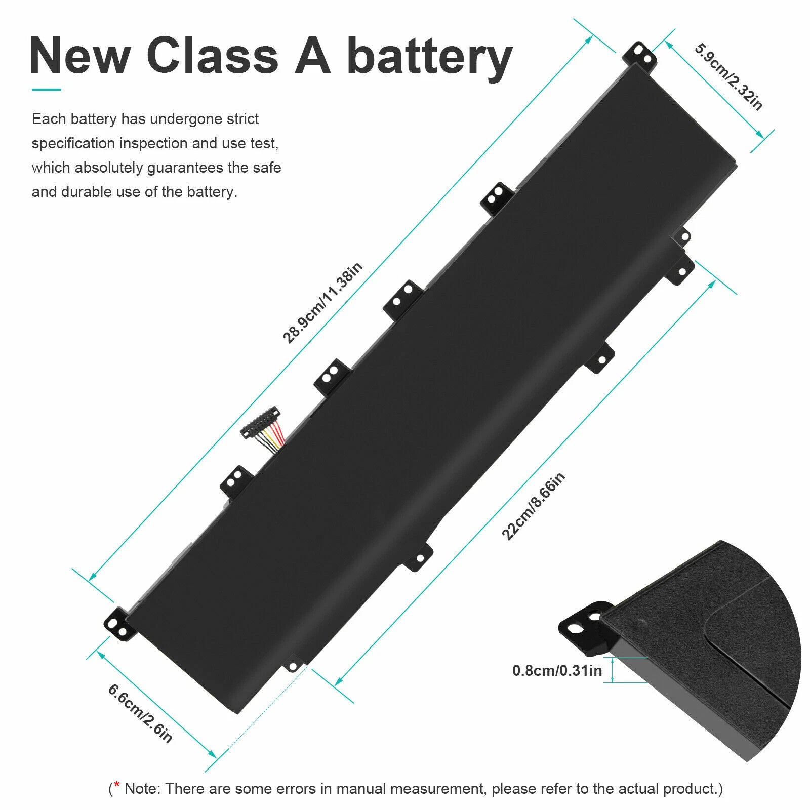 C31-X402 44Wh Battery for Asus VivoBook S400 S400C S400CA S400E S300 S300C S400C