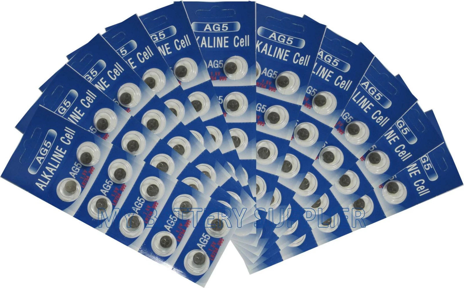 100 AG5 LR754 393 SR48 1.5 Volt Alkaline Cell Watch Batteries Ships From USA