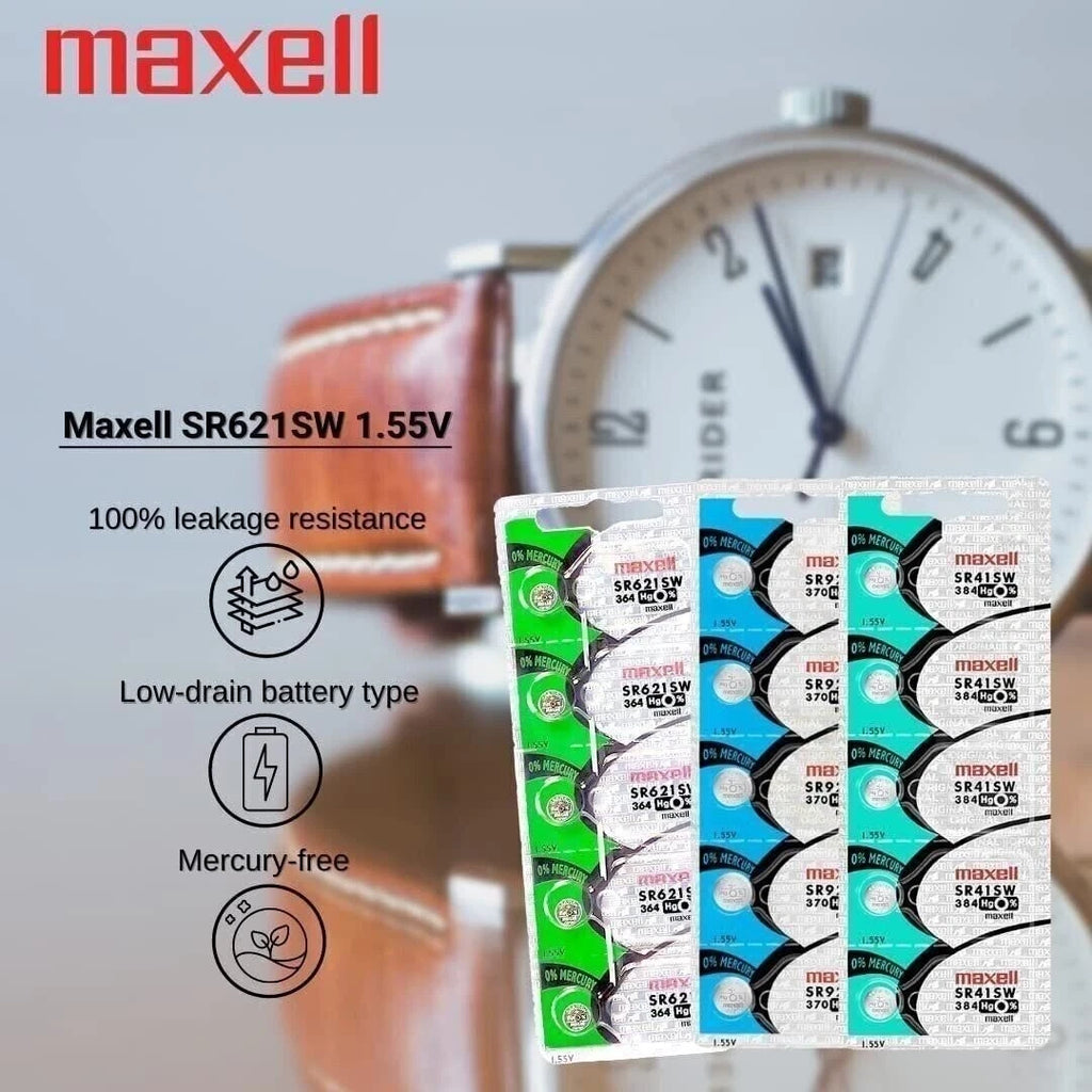 SR 621SW - 364 WATCH/CALCULATOR BATTERY (5 Batteries)