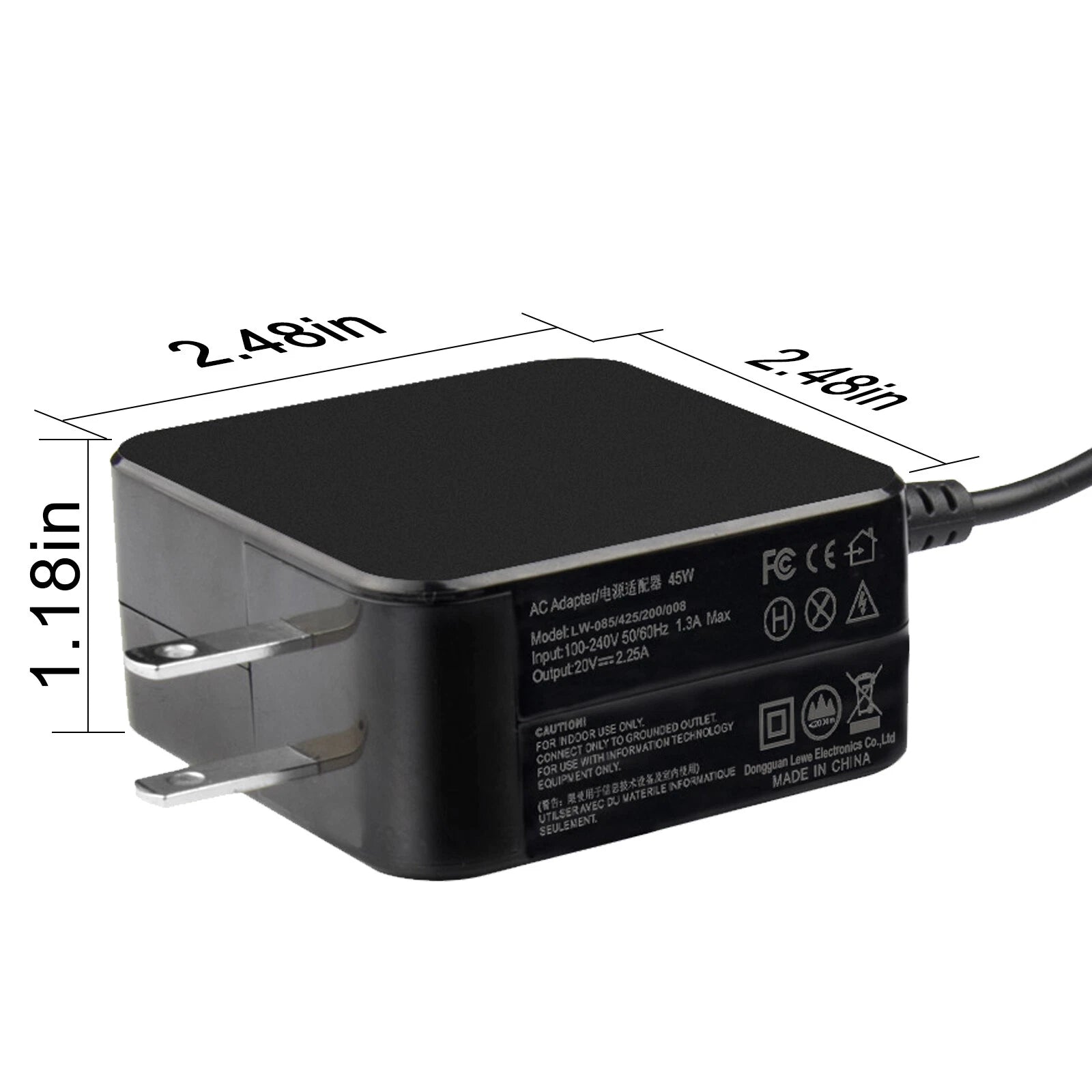 GX20K11838 45W AC Wall Charger Adapter Round Tip For Lenovo Computer Laptop