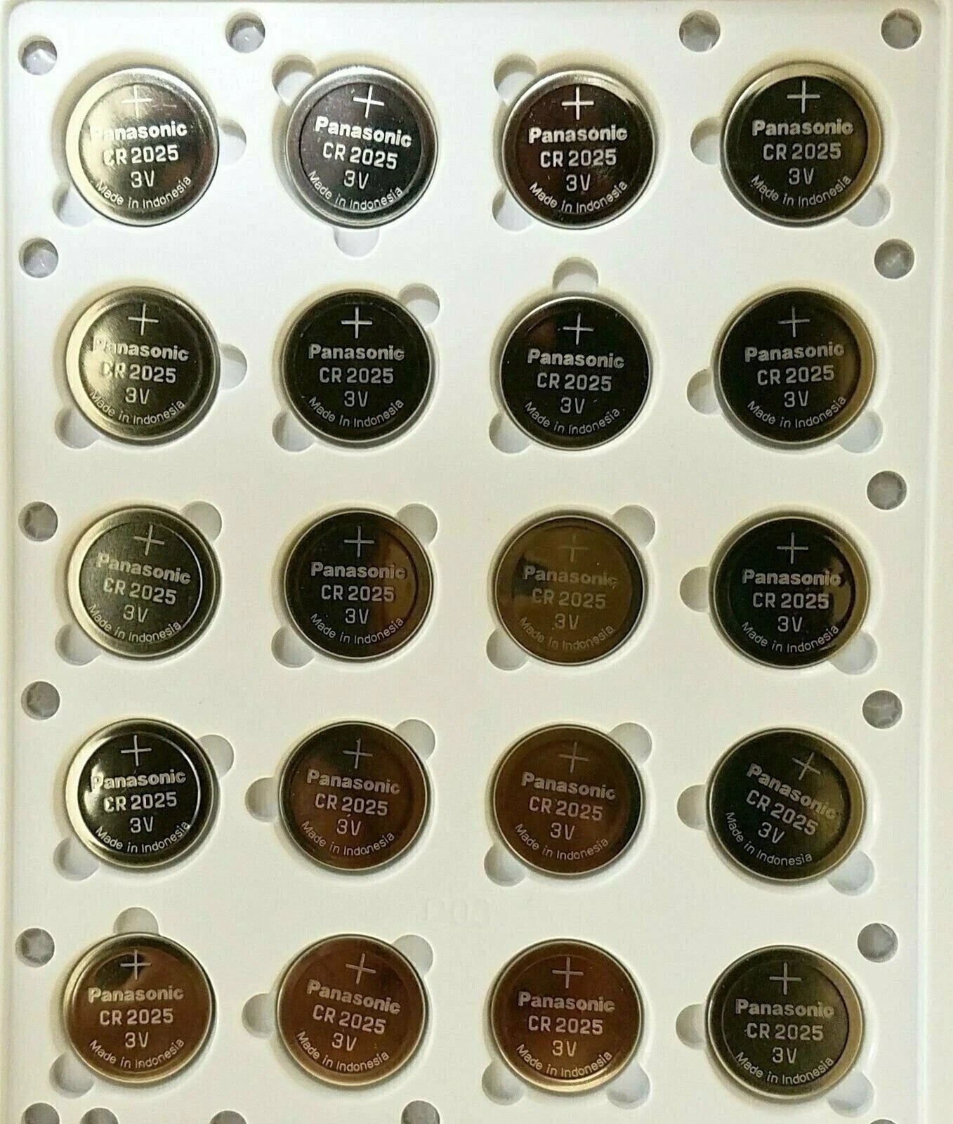6 NEW PANASONIC CR2025 ECR 2025 Batteries 3V Exp.2025