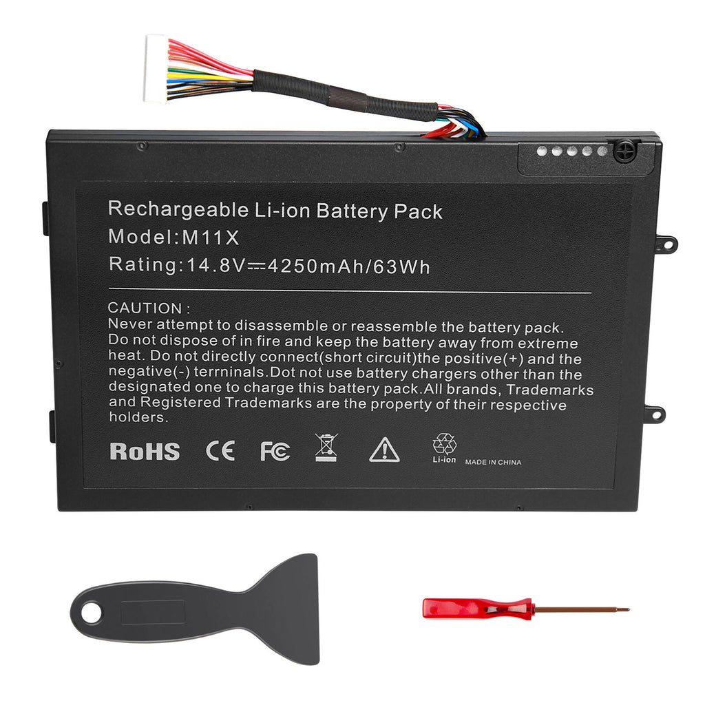 M11x Battery For Dell Alienware M11xR2 M11xR3 M14x M14xR2 Series PT6V8 0PT6V8