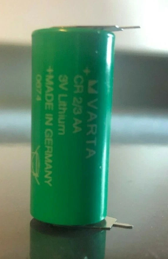 Brand New Varta CR 2/3AA 3 Volt Lithium 2/3 AA Battery w/ Soldering Pin