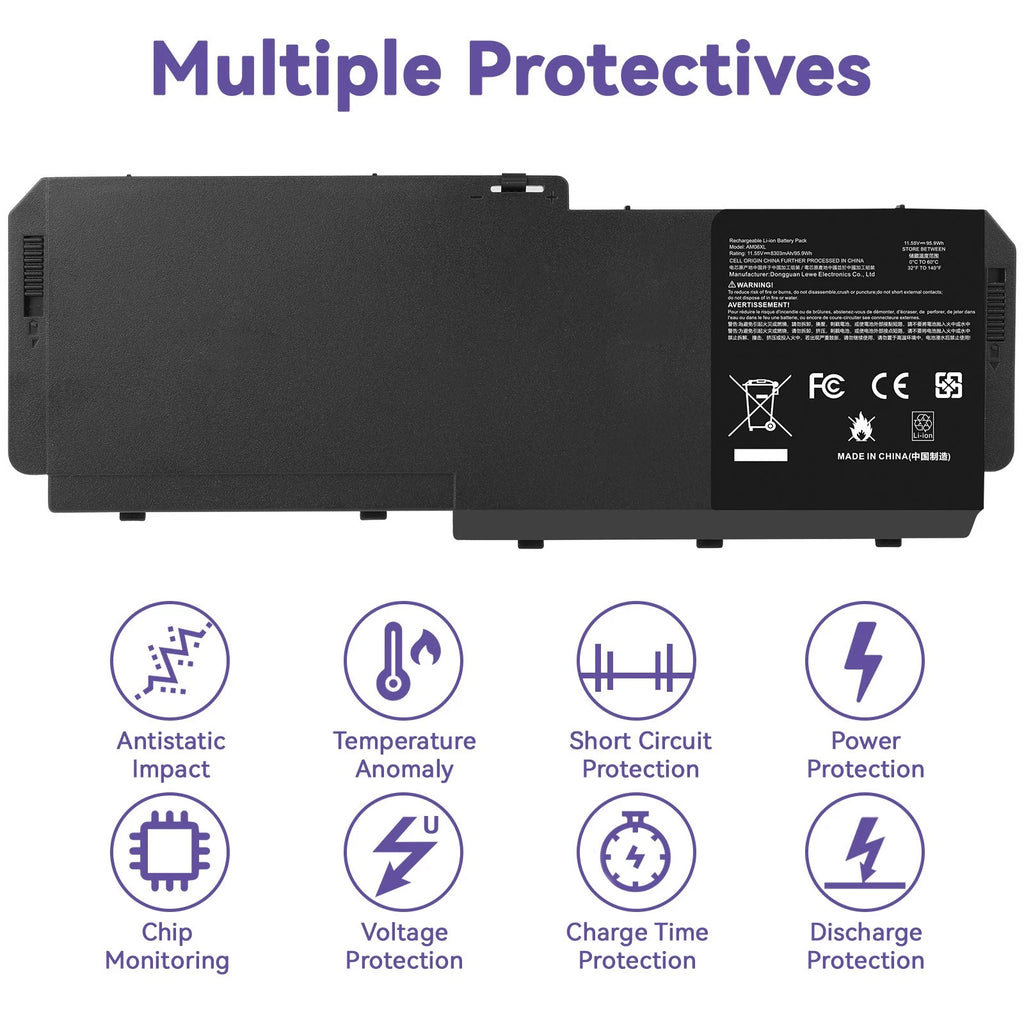 ?AM06XL Battery for HP ZBook 17 G5 17 G6 Series HSTNN-IB8G L07350-1C1 95.9wh