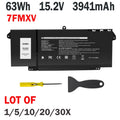 ??LOT 30Pc 7FMXV Battery For Dell Latitude 5320 7320 7420 7520 9JM71 TN2GY 4M1JN