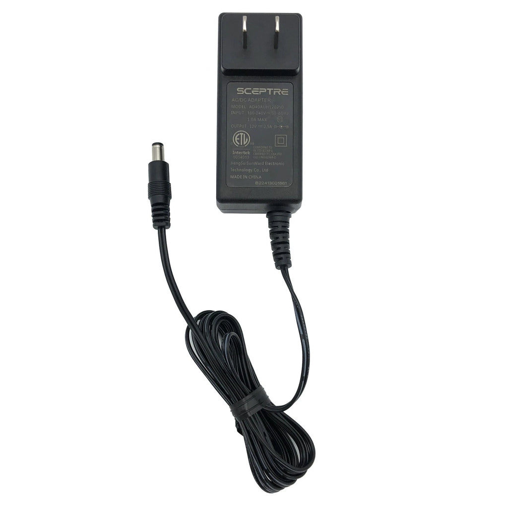 NEW Original Sceptre 12V 2.5A AC Power Adapter AD40AUH120250 Charger