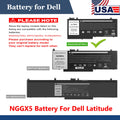 NGGX5 Battery For Dell Latitude 12 E5270 14 E5470 5470 15 E5570 5570 Series