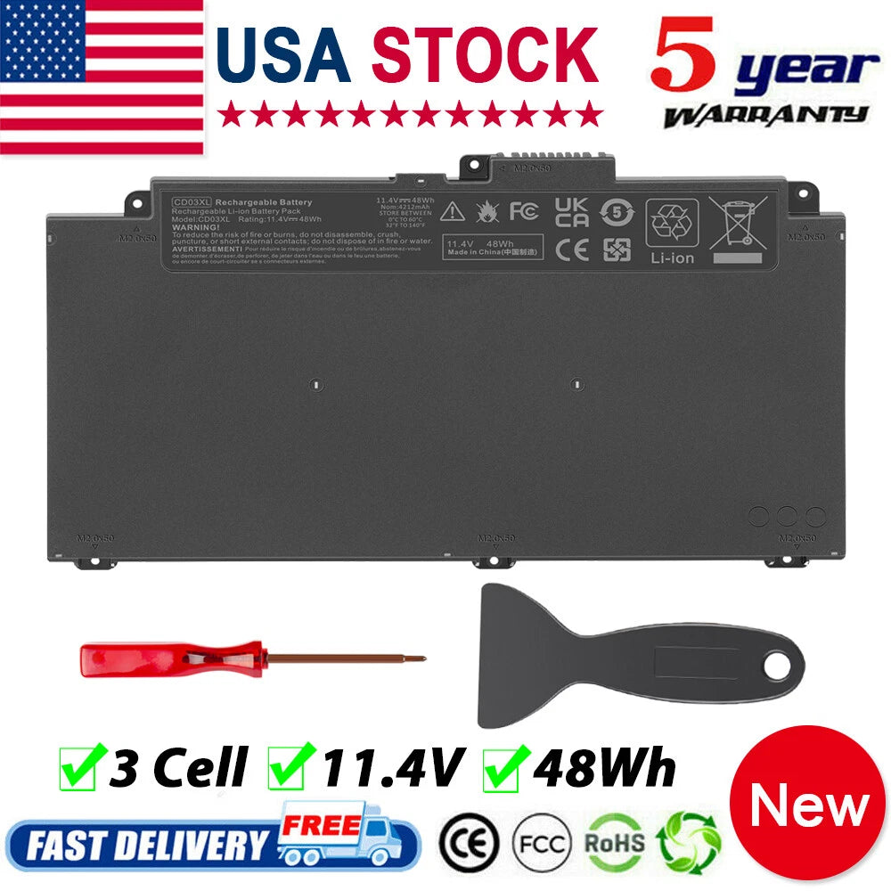 Battery CD03XL For HP ProBook 640 645 650 G4 G5 650 G7 931719-850 + Tool Set