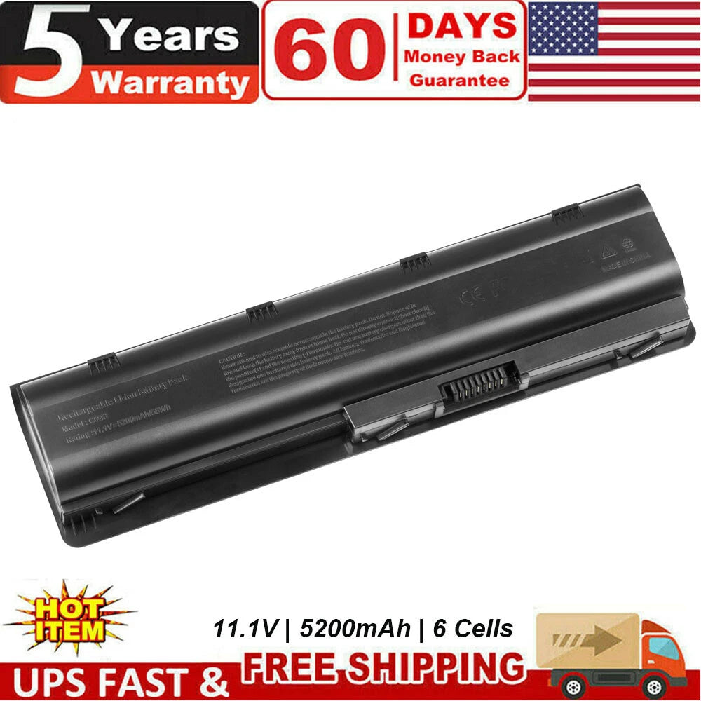 Battery for HP Pavilion dv7 dv6 dv5 g6 g7 dm4 G72 CQ42 CQ56 MU06 593553-001