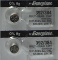 2 Energizer SR41SW SR41W 192 Watch Battery
