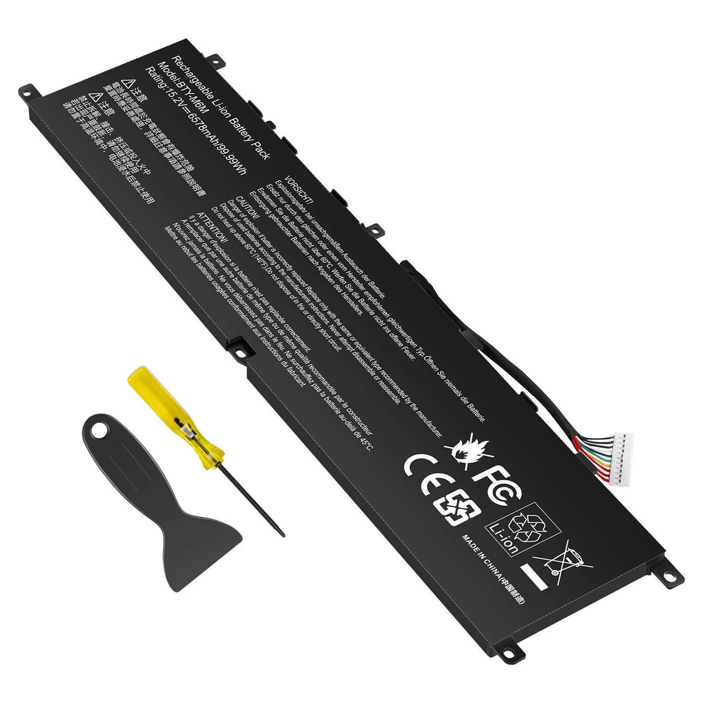 ??BTY-M6M BATTERY FOR MSI GS66 Stealth 10SF 10SFS 10SGS GE66 Raider GE76 6578mAh