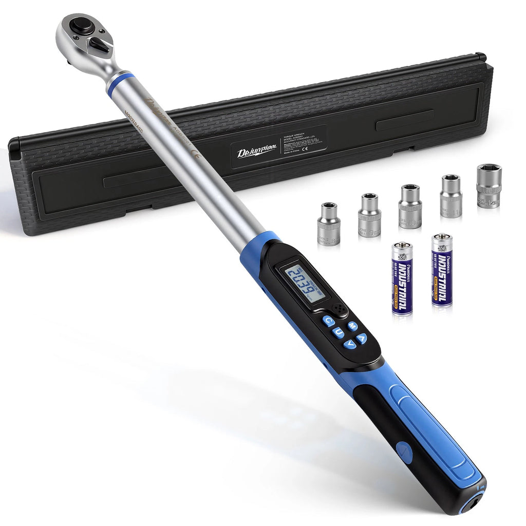 ?Dejunpool Digital Torque Wrench Adjustable Torque Wrench 1/2" Drive 10-200NM US