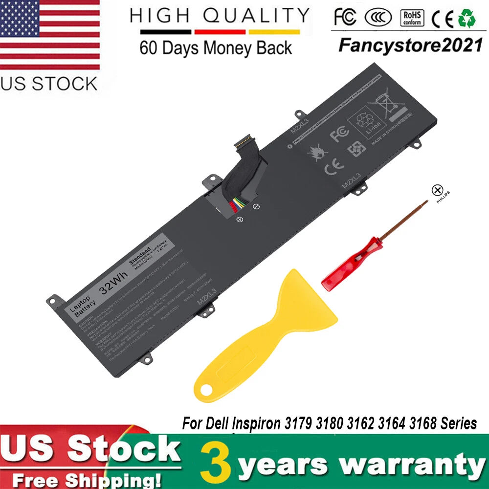 0JV6J Battery for Dell Inspiron 3179 3180 3162 3164 3168 Series 8NWF3 PGYK5 OJV6