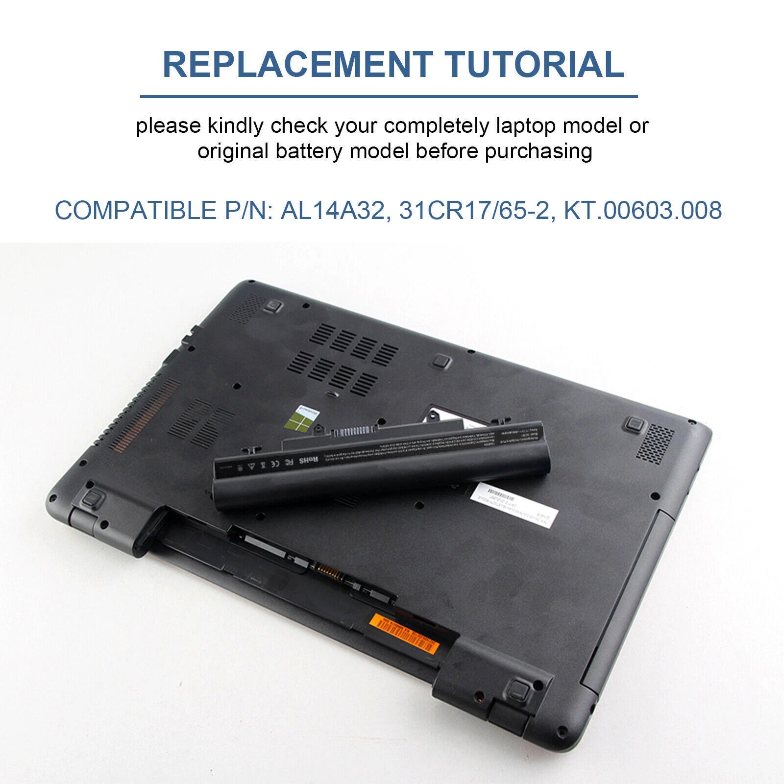 AL14A32 Battery for Acer Aspire E5-411 E5-421 E5-471 E5-521 E5-571 V3-571G 11.1V