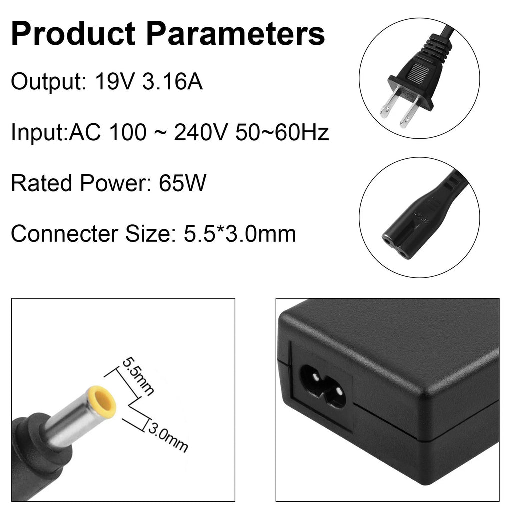 AC Adapter For Samsung Notebook 7 spin NP740U3L NP740U3M Charger Power Cord