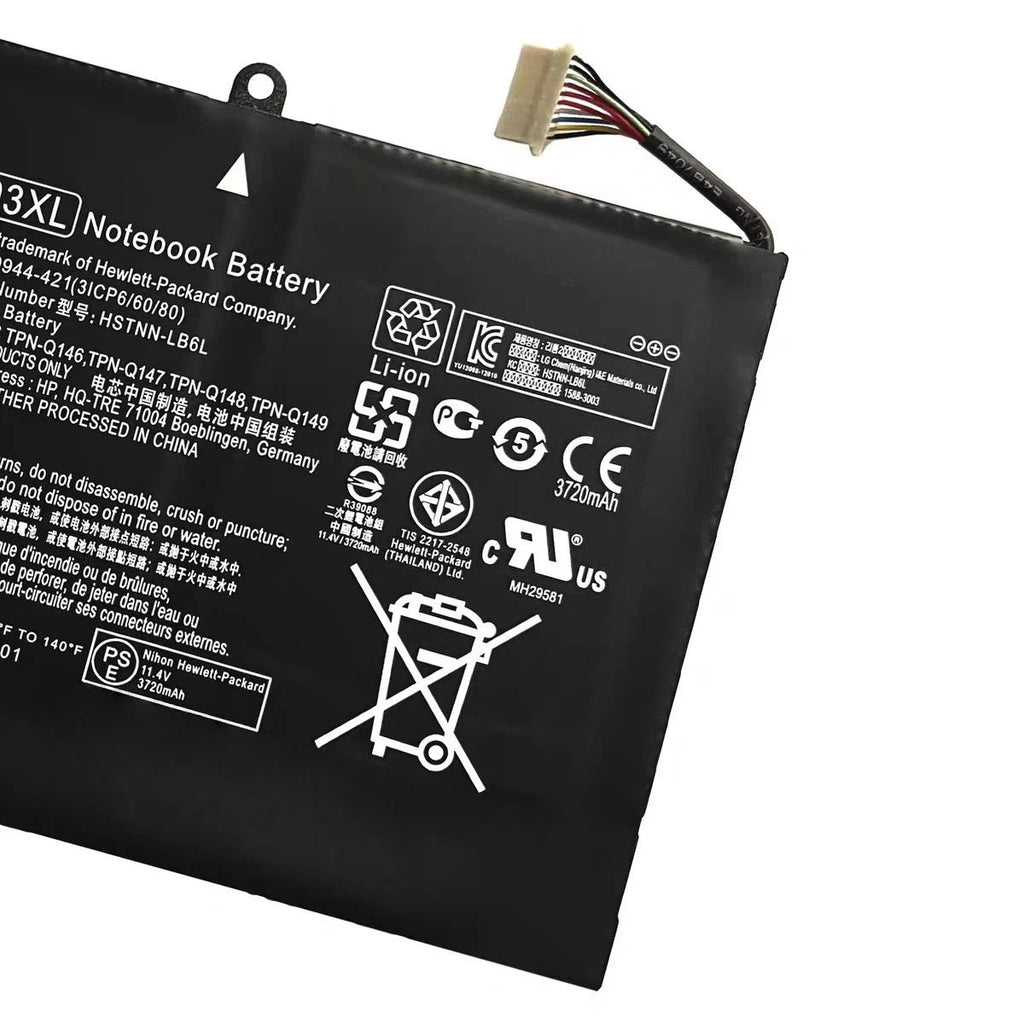 Genuine NP03XL Battery for HP Envy X360 15-U011DX 15-U010DX 15-U110DX 761230-005