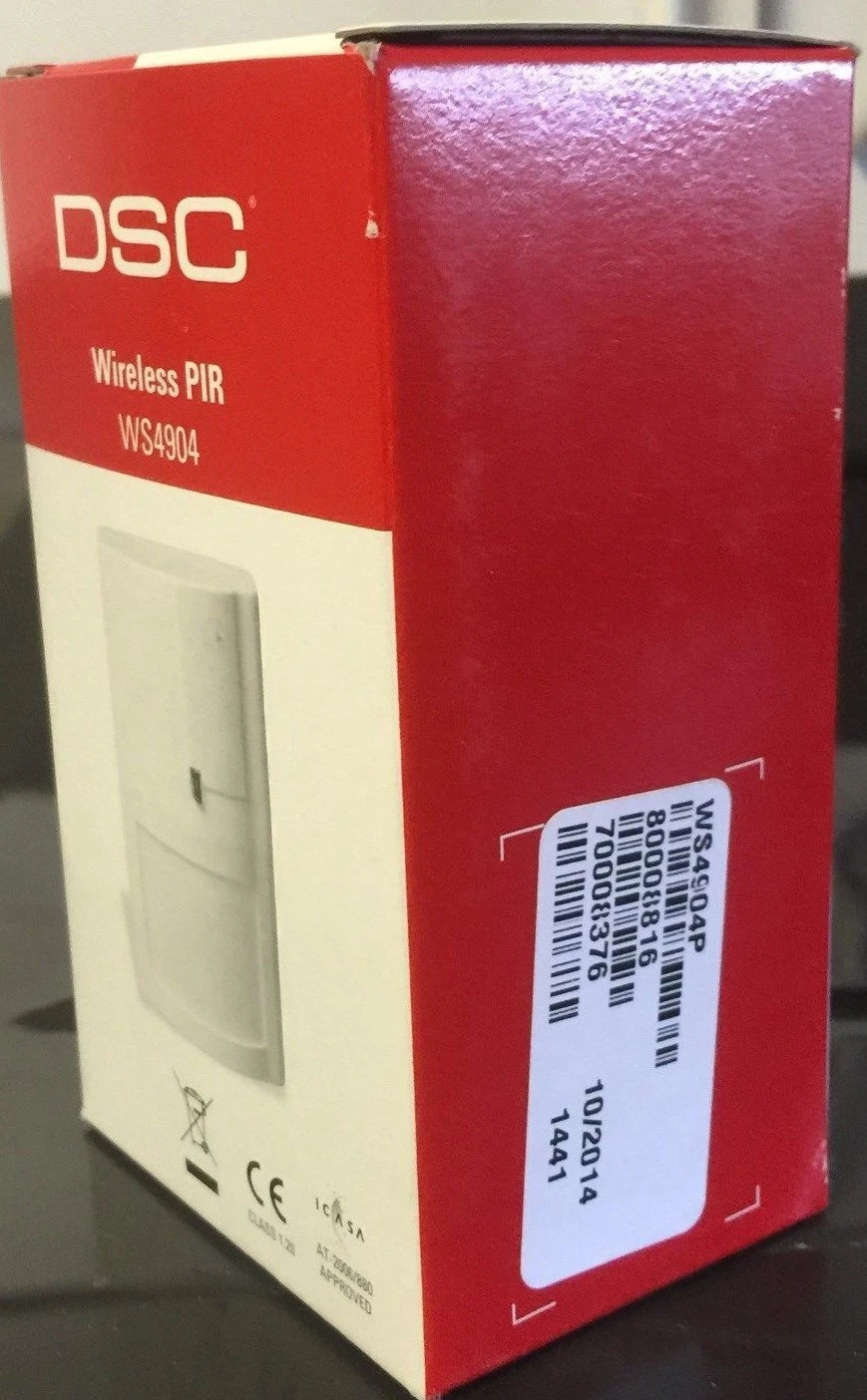 Brand New DSC WS4904P Wireless Pet Immune PIR Motion Sensor, w/ Battery, WS4904