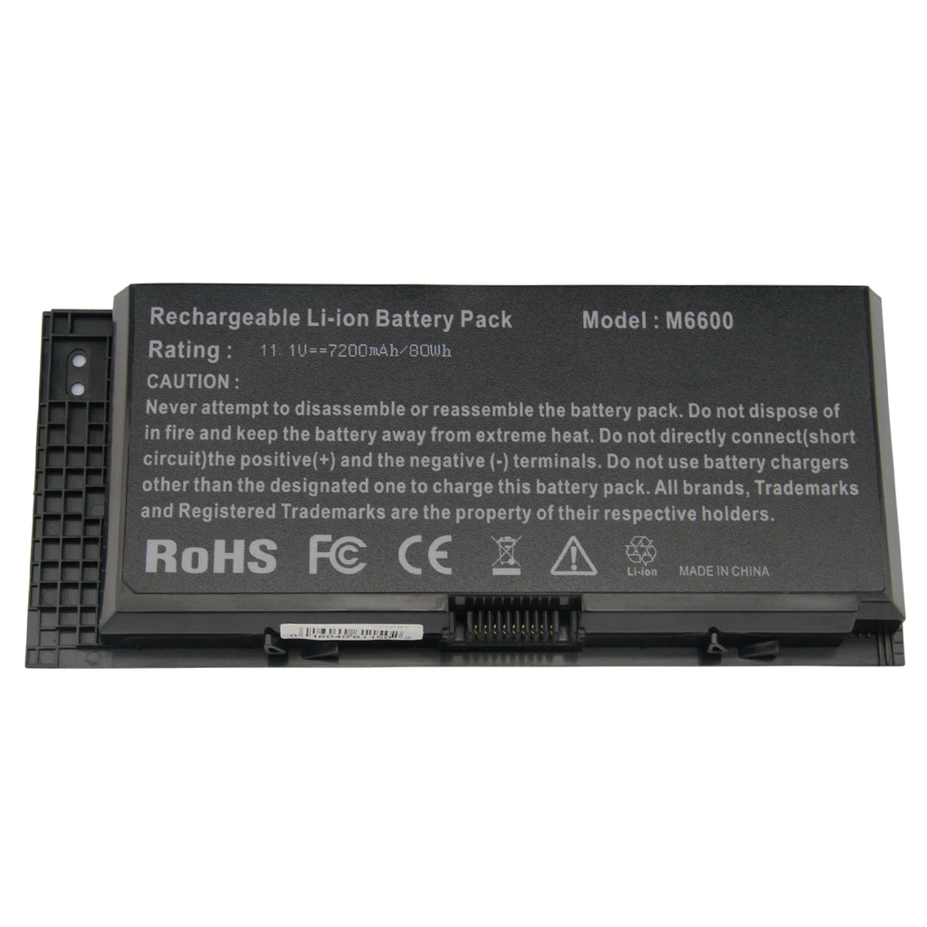 Laptop Battery for Dell Precision M Series M4600 M4700 M6600 M6700 FV993 FJJ4W