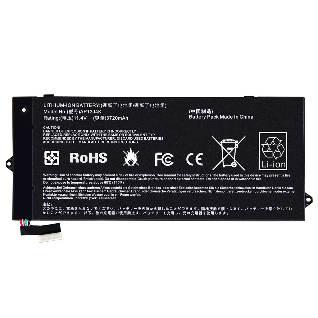for Acer Chromebook C720 C720P C740 Battery 11.4V 45Wh AP13J4K AP13J3K C740-C4PE