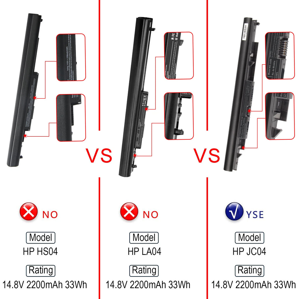 ?JC03 Battery JC04 For HP Pavilion 14 15 17 HSTNN-PB6Y 919700-850 919701-850 US
