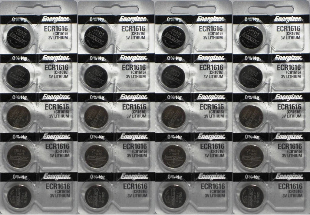 20 Pcs Fresh ENERGIZER CR1616 BATTERY 3V LITHIUM Coin Cell CR 1616 DL1616 BR1616