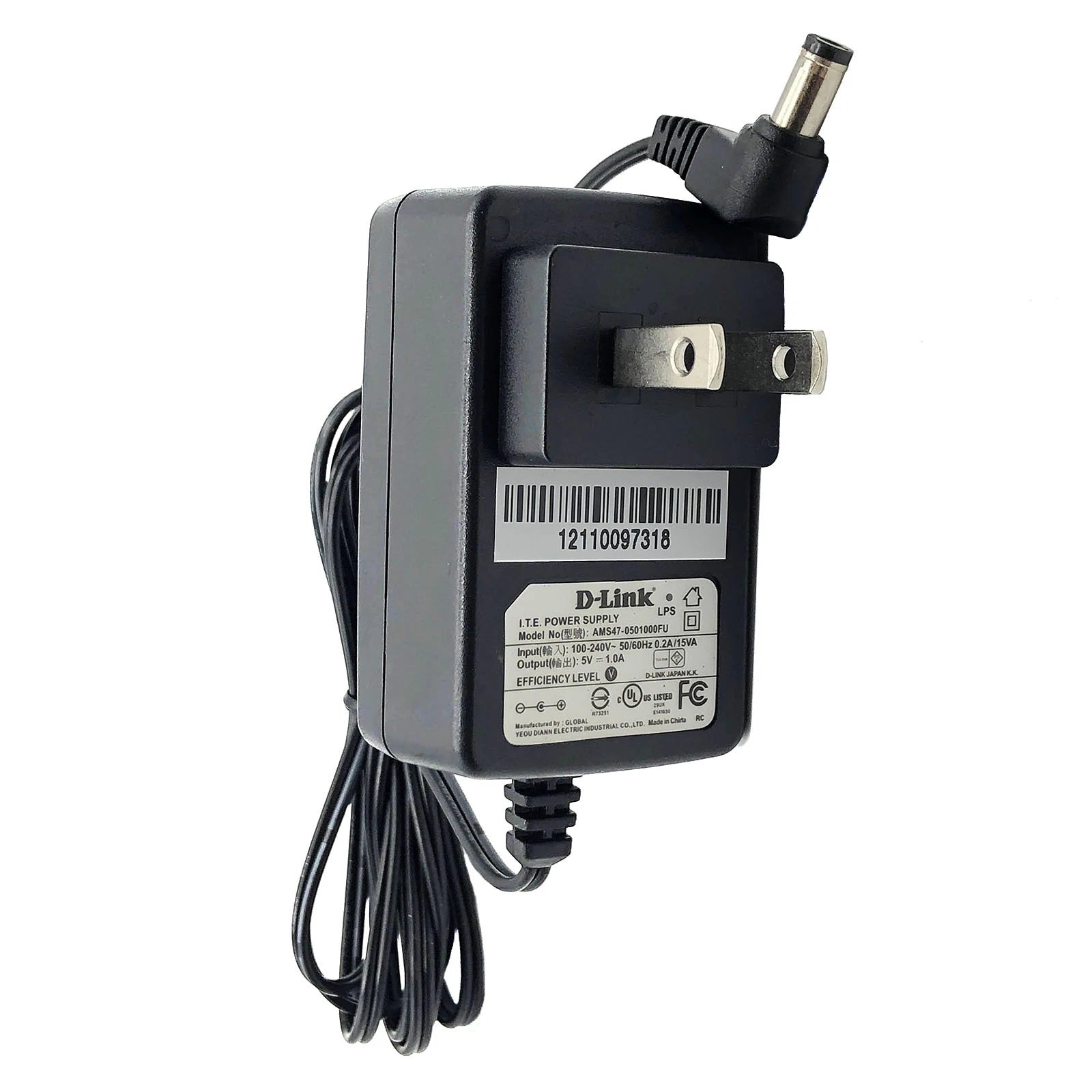 NEW Original D-Link AMS47-0501000FU Wall AC/DC Power Adapter 5V 1A OEM Charger