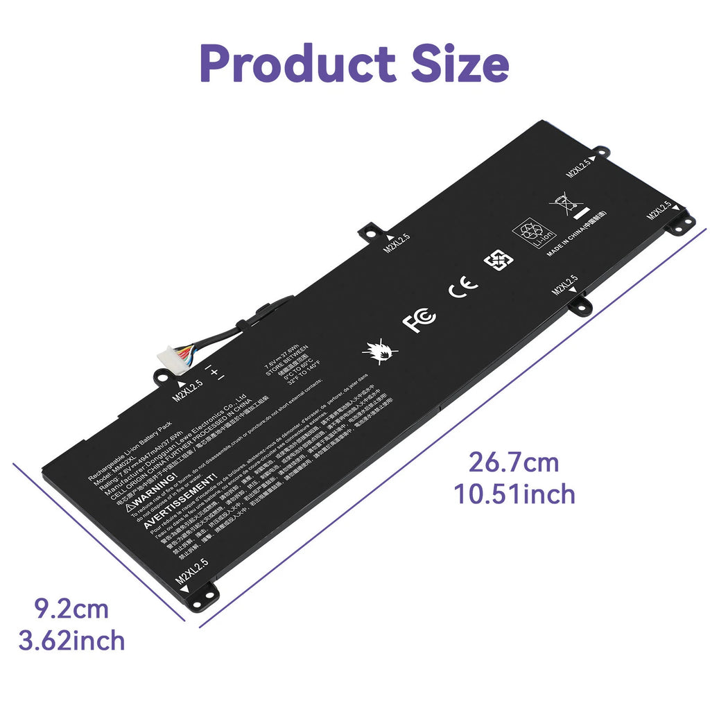 ?MM02XL Battery for HP Pavilion 13-AN0010NR 13-AN0012TU Series HSTNN-DB8U/IB8Q