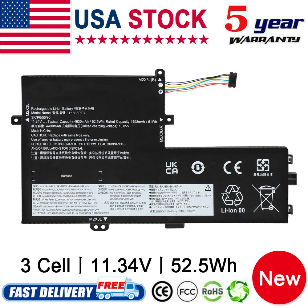 L18M3PF7 Battery for Lenovo ideapad C340-15IWL/15IIL S340-15IWL/15API