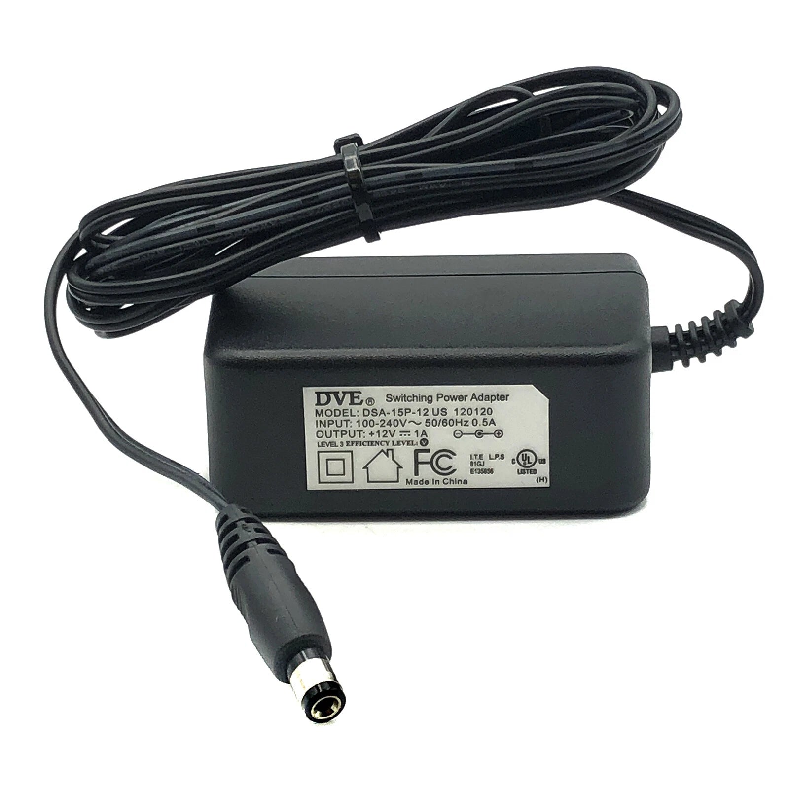 NEW Genuine 12W DVE DSA-15P-12 US 120120 Switching Power Adapter 12V 1A OEM