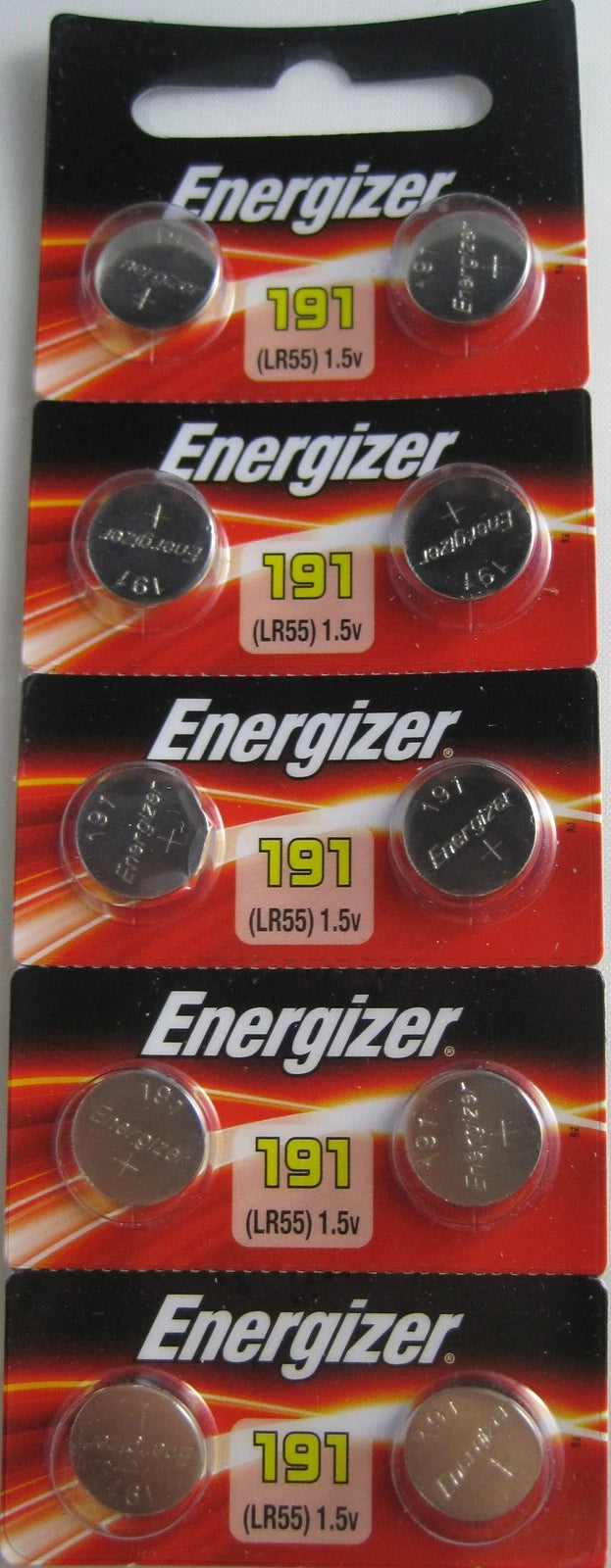 10 Energizer LR1120 191 LR55 Watch Button Cell Batteries