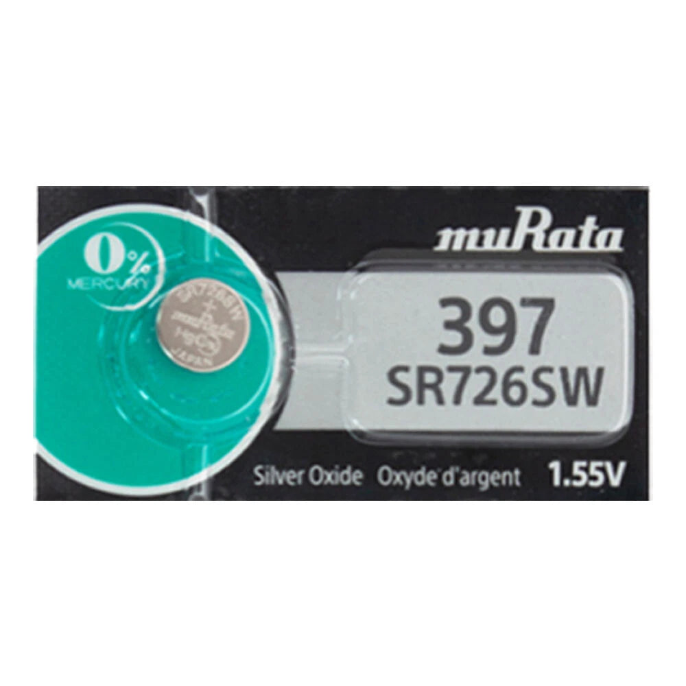 Murata Watch Battery SR726SW 2 Pcs - Replaces Sony