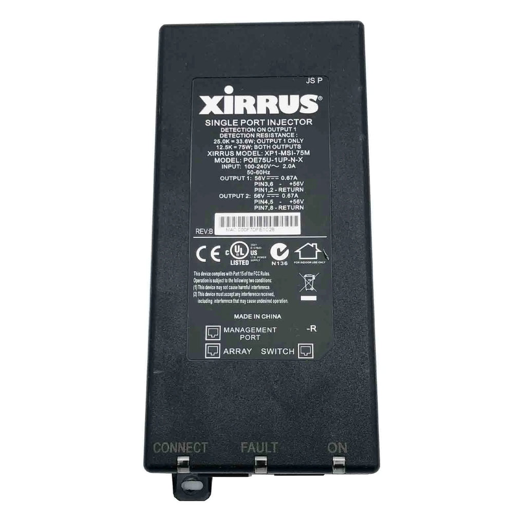 New Original Xirrus XP1-MSI-75M POE75U-1UP-N-X Single Port Injector 3 Output PoE