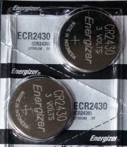 Energizer ECR2430 CR 2430 Lithium 3V Battery Braned New Authorized Seller