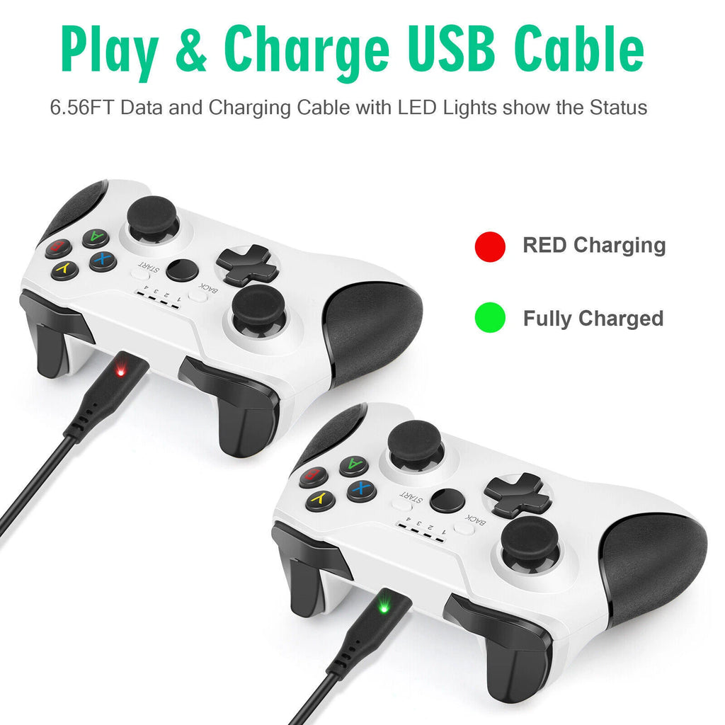 For XBOX ONE 360 Controller Play Dual Charging Dock+2x Rechargeable Battery Pack