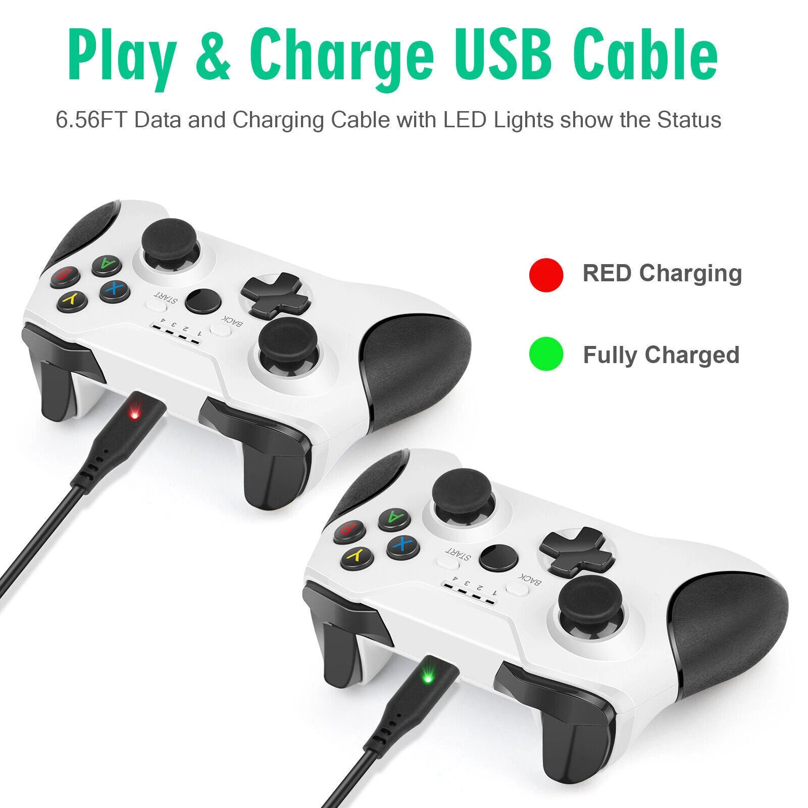 For XBOX ONE 360 Controller Play Dual Charging Dock+2x Rechargeable Battery Pack