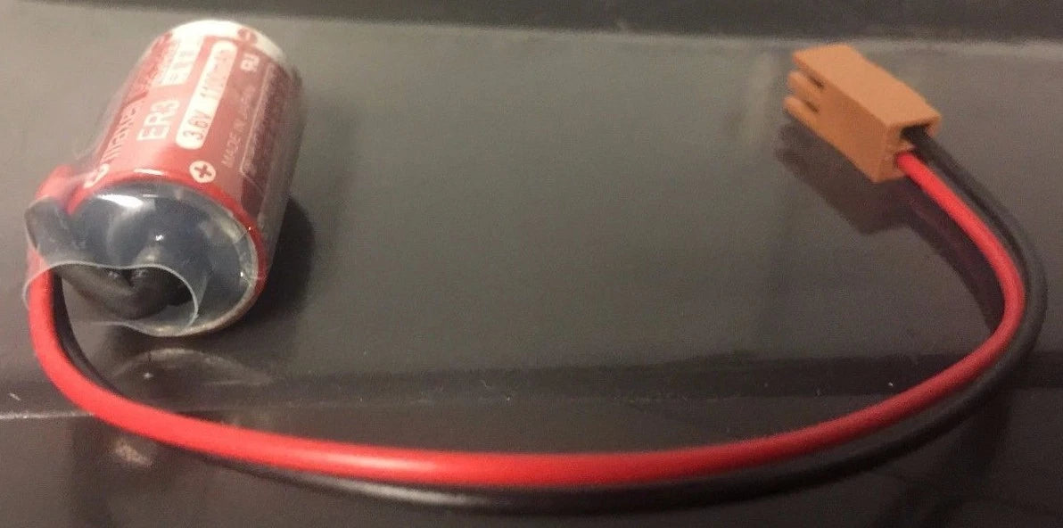 Brand New Maxell ER3 3.6V 1100MAH Li-ion PLC Battery with Plug, JAE Connector