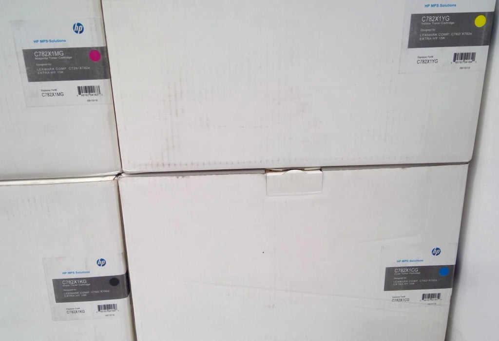 HP For Lexmark X792X1KG, X792X1CG, X792X1MG, X792X1YG Yield Toner - Read details