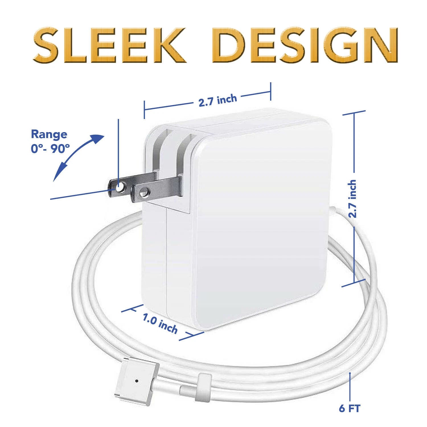 45W Power Adapter Charger for Apple Macbook Air 11" 13" 2012 2013 2014 2015 2017