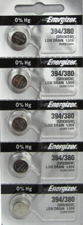 5 Energizer Button Cell Silver Oxide SR936SW Batteries